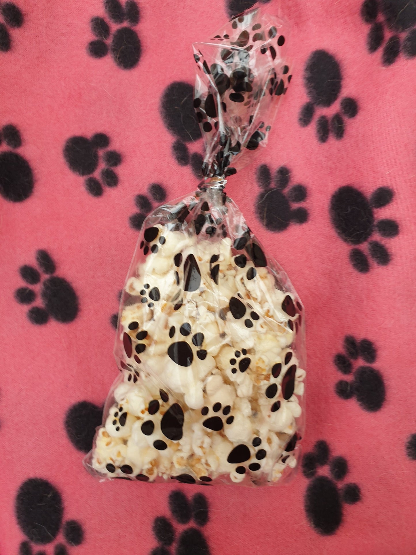 Doggy movie night treat selection bag